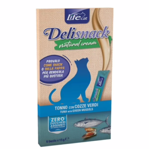 Lifecat cream tonno con cozze verdi 15g x 6pz
