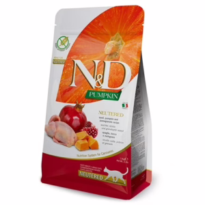 N&d pumpkin neutered quaglia, zucca e melograno 1,5kg