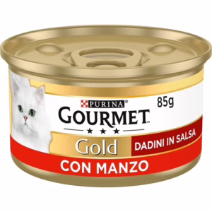Gourmet gold dadini in salsa manzo 85gr