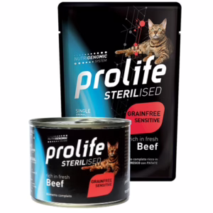 Prolife cat sterilised manzo 85g