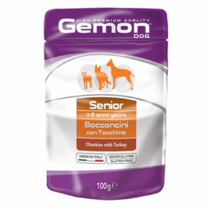 Gemon dog busta senior bocconcini con tacchino 100g