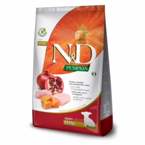 N&d pumpkin puppy mini pollo e melograno 800g