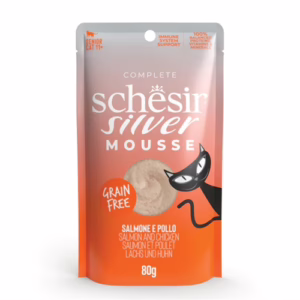 Schesir silver mousse salmone e pollo 70g