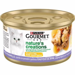 Gourmet nature's creation agnello, pomodori e pastinaca 85gr