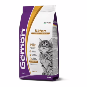 Gemon kitten con pollo e riso 7kg