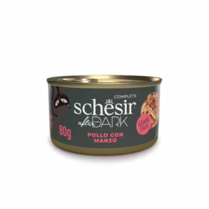 Schesir after dark pollo e manzo in brodo 80g