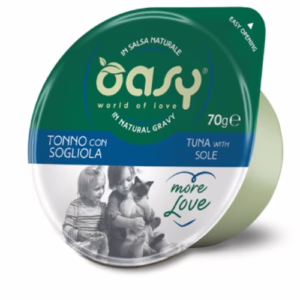 Oasy more love cup tonno con sogliola 70 gr