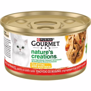 Gourmet nature's creation manzo, piselli e carote 85gr