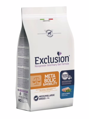 Exclusion metabolic e mobility m/l maiale e fibre 2kg