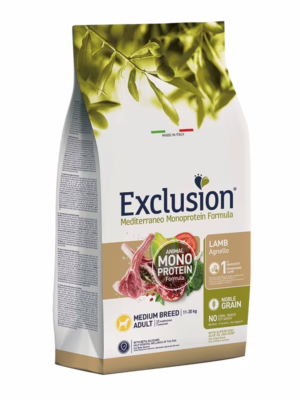 Exclusion medium adult agnello 12kg
