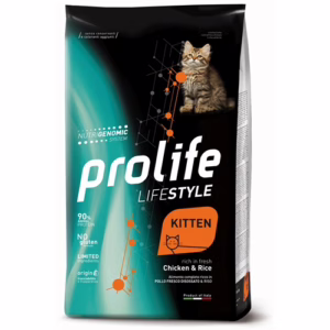 Prolife cat kitten pollo e riso 1,5kg