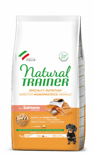 Trainer Sensitive Small&Toy Adult con Salmone e Cereali Integrali