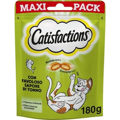 Catisfactions Maxi Tonno 180g - Snack irresistibile per gatti