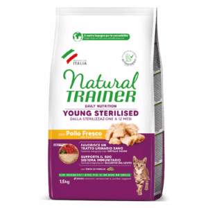 Natural Trainer Young Sterilised con Pollo Fresco