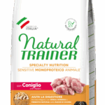 Trainer Sensitive Medium&Maxi Adult No Gluten con Coniglio e Cereali Integrali - 12kg