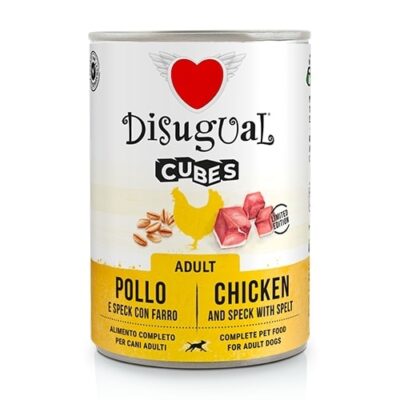 Disugual Cubes Pollo, Speck e Farro 400 Gr