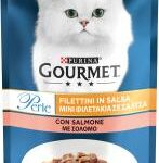 Gourmet Perle Bustine 85g - Filetti in Salsa con Salmone