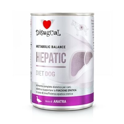 Disugual Hepatic Anatra 400g - Supporto Epatico per Cani