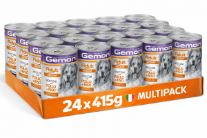 Gemon Medium Adult Bocconi con Pollo e Riso