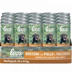 Leo's Bocconi con Pollo e Tacchino Puppy - 24x415g