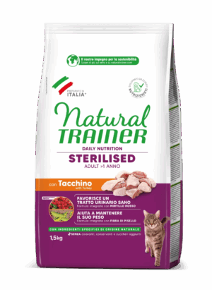 Natural Trainer Sterilised con Tacchino