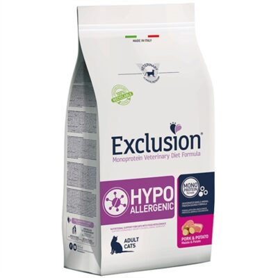 Exclusion Cat Hypoallergenic Maiale e Patate 1,5Kg