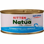 Natua Natural Kitten in Gelatina 85g - Tonnetto con Cernia