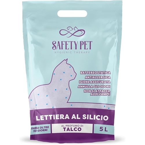 Safety Pet Lettiera al Silicio Talco