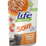 Life Cat Natural Soup in Brodo 60g - Tonno con Salmone e Calamari