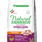 Natural Trainer Sterilised con Tacchino - 10kg