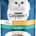 Gourmet Perle Bustine 85g - Filetti in Salsa con Coniglio