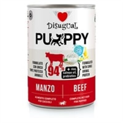 Disugual Dog Puppy Manzo 400g