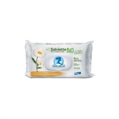 Salviette Detergenti Bio Camomilla per Cani Sano e Bello