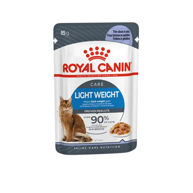 Royal Canin Light Weight Care in Gelatina – Alimento Umido Completo per Gatti Adulti con Tendenza al Sovrappeso
