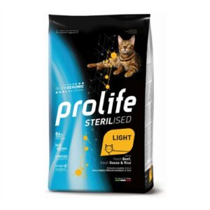 Prolife Cat Sterilised Light Oca e Manzo