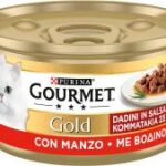 Gourmet Gold Dadini in Salsa 85gr - Manzo