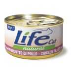Life Cat Natural Adult Lattine 85g - Pollo con prosciutto