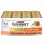 Gourmet Gold Tortini Salmone - 24x85g