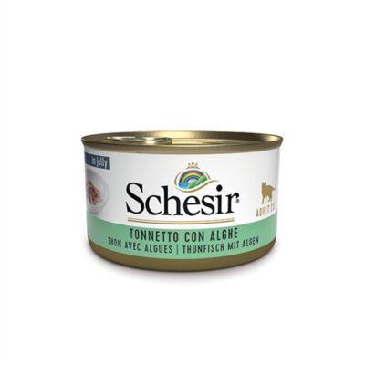 Schesir Tonno con Alghe in Gelatina 85gr - Gatto