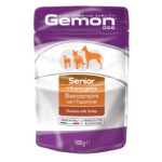 Gemon All Breeds Bocconcini 100g - Tacchino-Senior