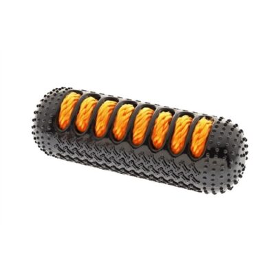 Fuxtreme Riportino Nero con Corda 15cm per Cani