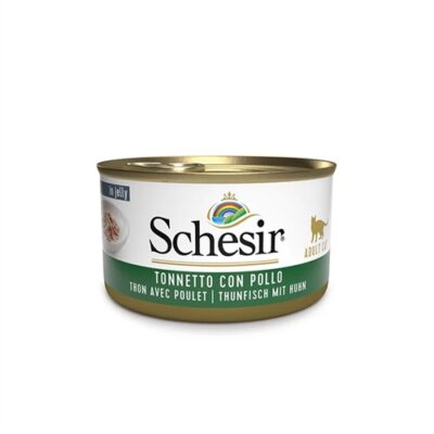 SCHESIR Tonno con Pollo in Gelatina per Gatti - 85gr