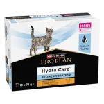Purina Pro Plan Veterinary Diets Hydra Care Pollo – Alimento Complementare per l'Idratazione dei Gatti Adulti - 10x75g