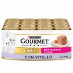 Gourmet Gold Mousse Gattini Vitello - 24x85g
