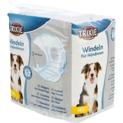 Pannolini a Mutandina per Cani Taglia M-L - 12 Pezzi