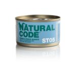 Natural Code Sterilised 85g - Tonno e pesce bianco