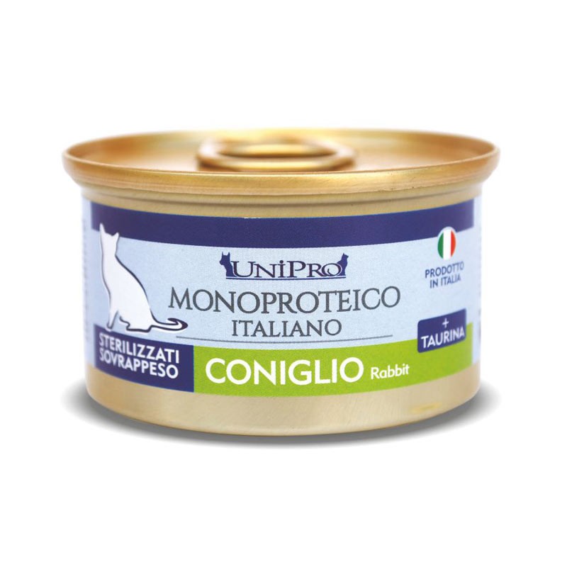 Unipro- Unicamente Sterilised Coniglio 85G