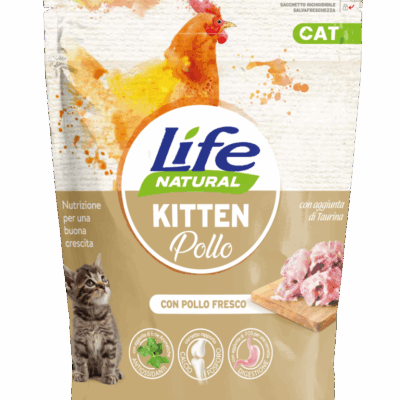Life Cat Kitten Pollo 800g