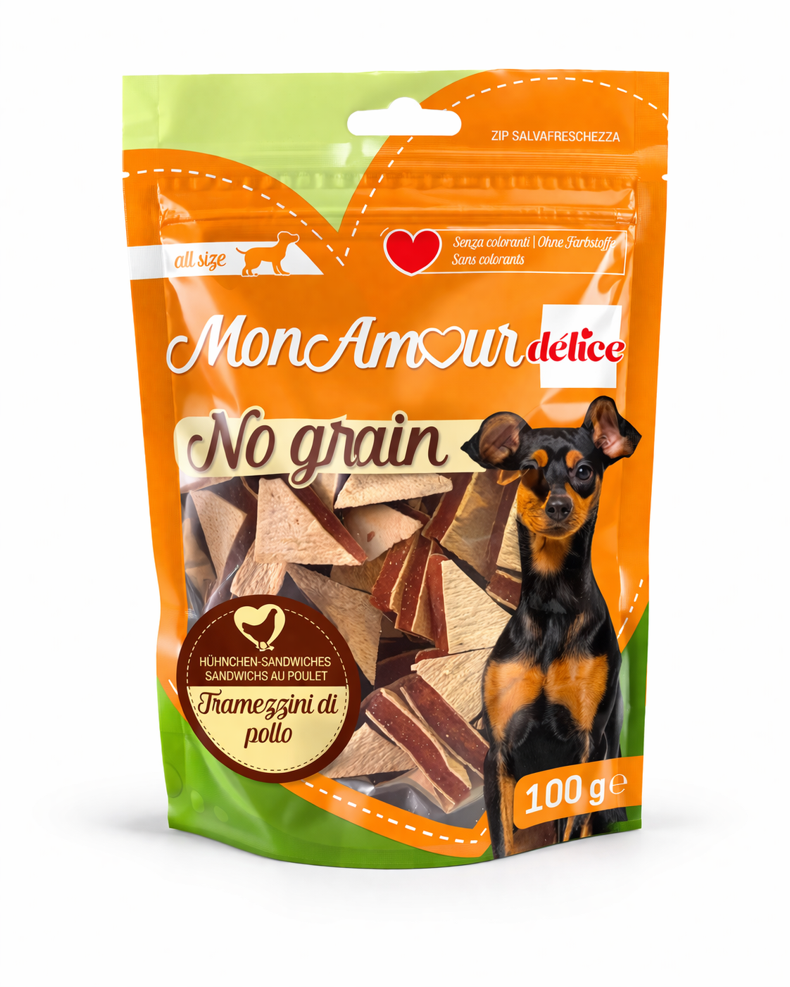 MonAmour Delice Tramezzini di Pollo 100g