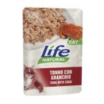 Life Cat Natural Buste Adult 70g - Tonno con granchio